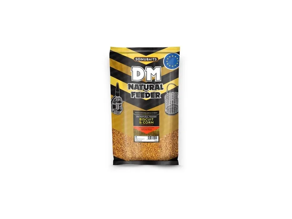 Sonubaits Krmítková směs DM Natural Feeder Biscuit & Corn 1kg Koupit Online