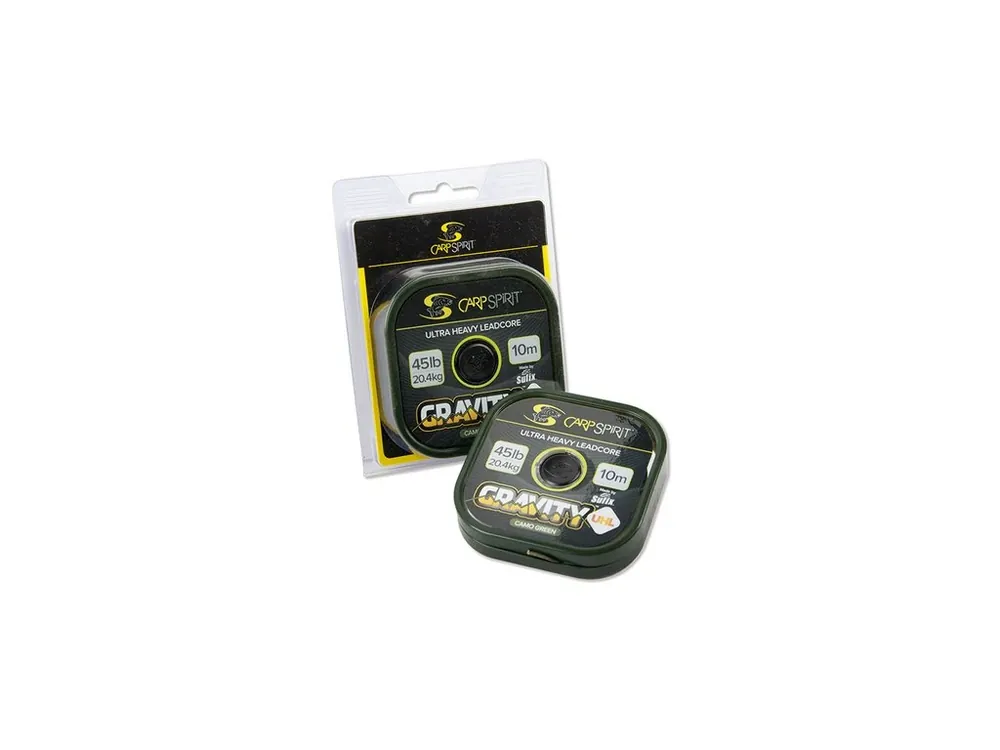 Carp Spirit Gravity UHL - 10m/ 20,4kg/ 45lb Maskovací zelená Nízká Cena