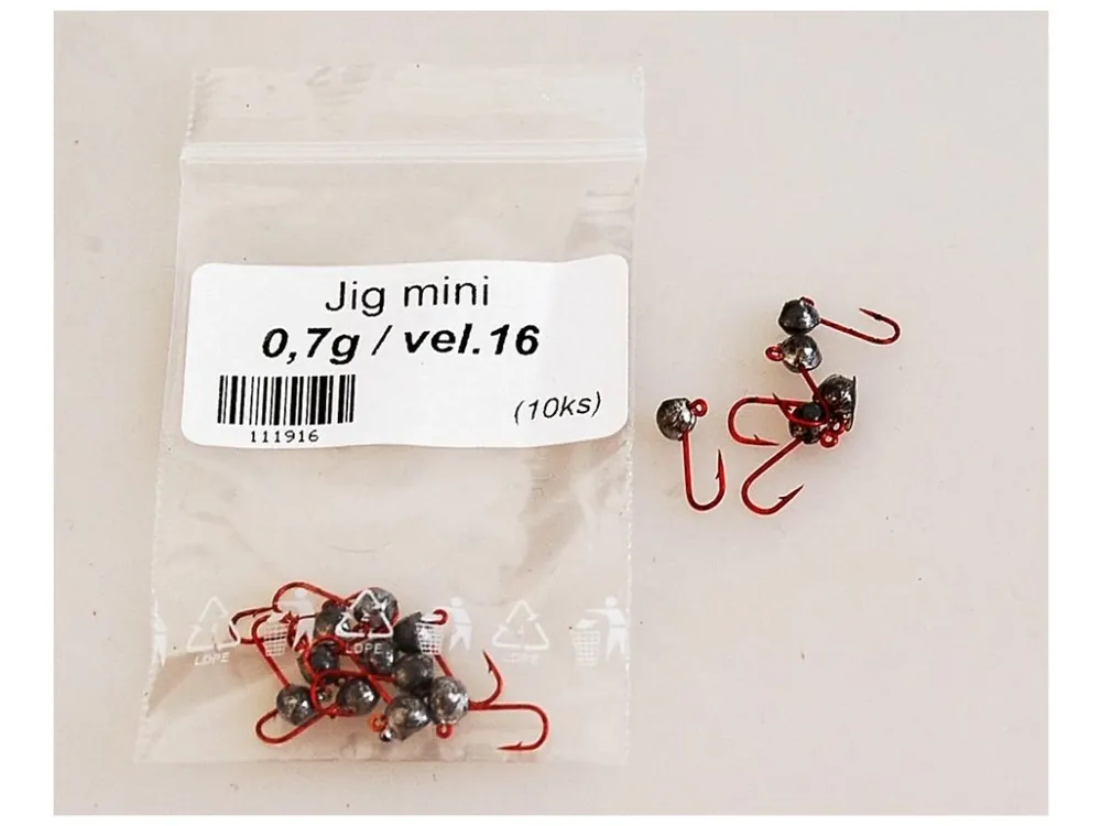 Objednat Nyní Jig mini 0,7g - 10ks