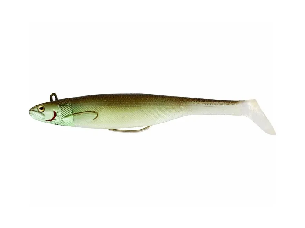Rychlé Dodání Westin Gumová Nástraha Magic Minnow Jig 42gr / 14cm Olive Abalone