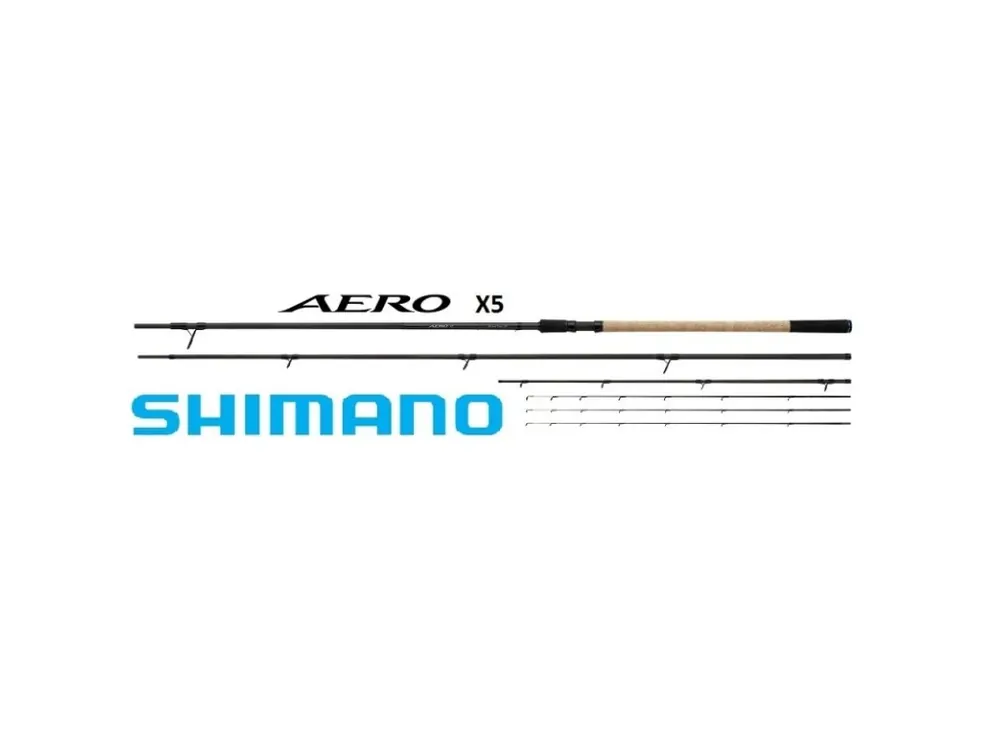 Pouze Dnes Shimano Rod Aero X5 Distance Power Feeder 3,66m 12‘0" 110g 2pc+tips