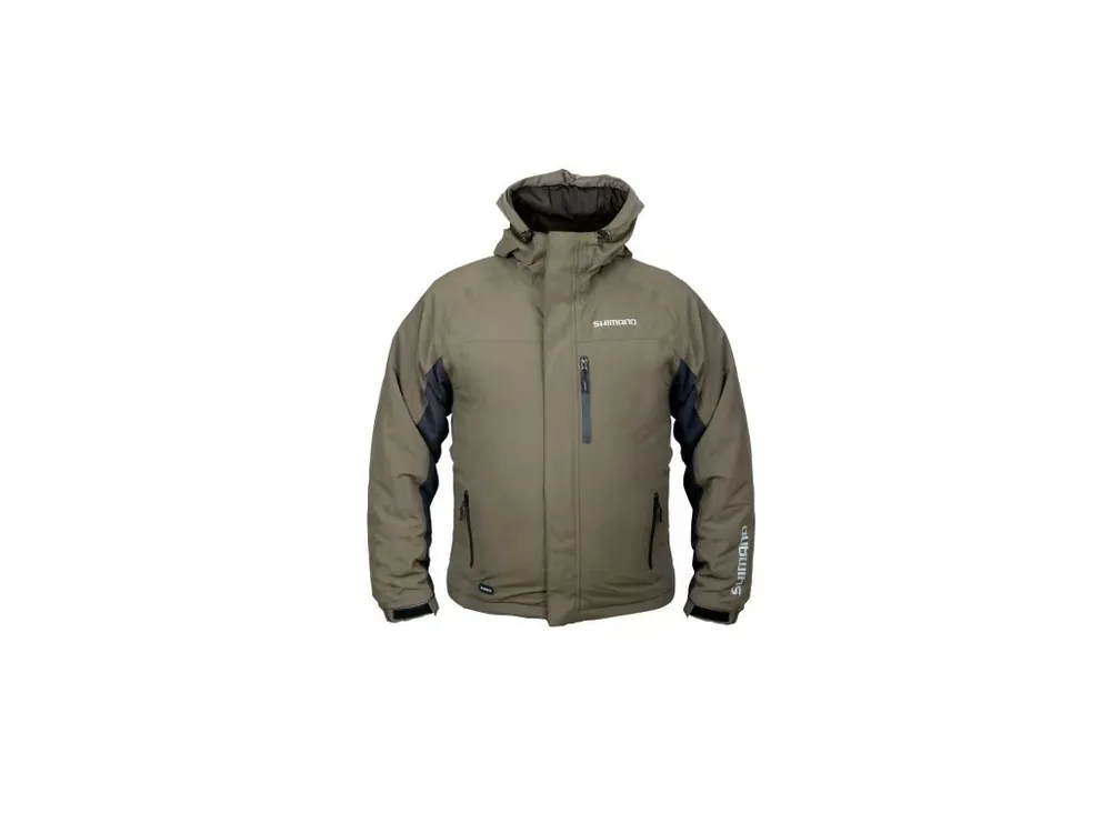Omezená Nabídka Shimano Bunda Wear Rain Jacket Padded Green