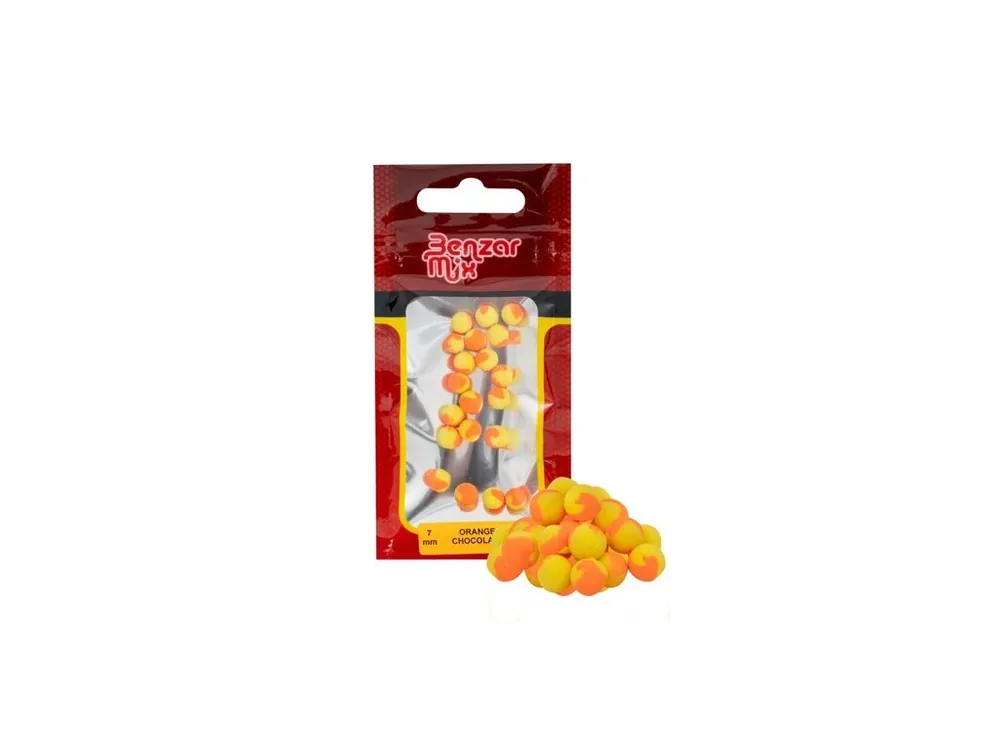 Originální BENZAR MIX Boilies instant Bicolor Popup 10mm 10ks