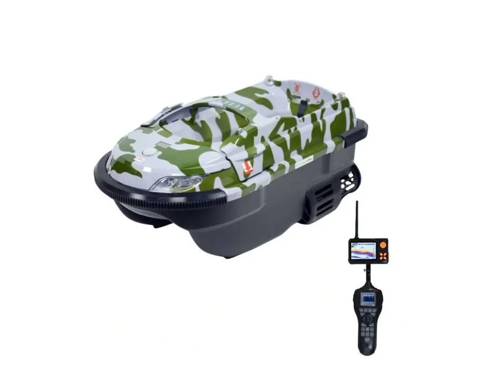 Pouze Dnes Boatman Zavážecí lodička VULCAN PRO s GPS a Echolotem - Camo