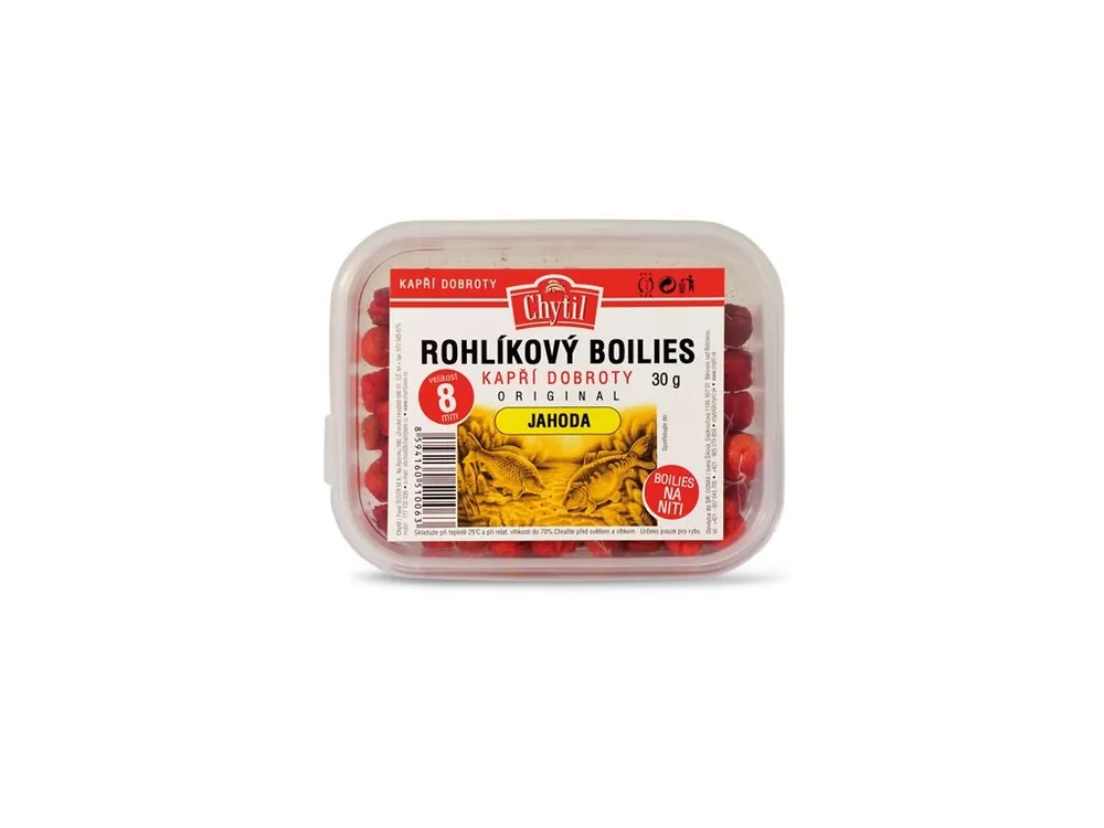 Rohlíkový boilies 8 mm, 30 g Vysoce Kvalitní