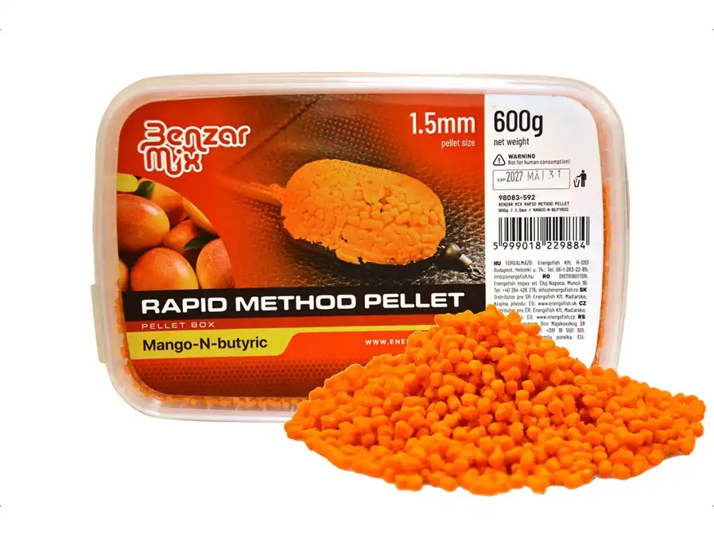 BENZAR MIX pelety rapid method pellet 1,5 mm 600 g Bezpečná Platba