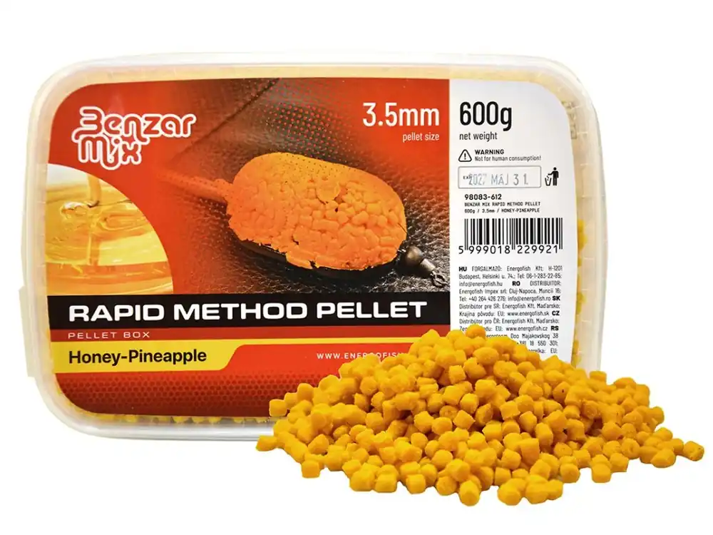 BENZAR MIX pelety rapid method pellet 3,5 mm 600 g Aktuální