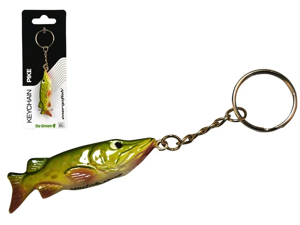 Autentický Energofish Gogreen Klíčenka - Štika