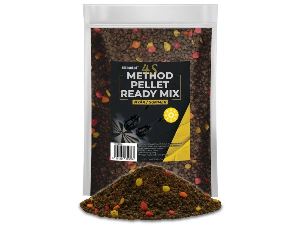 Haldorádó Method Pellet Ready Mix 4S 600g Letní Autentický