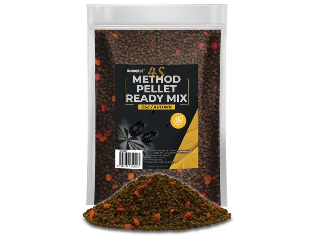 Haldorádó Method Pellet Ready Mix 4S 600g Podzim Bezpečná Platba