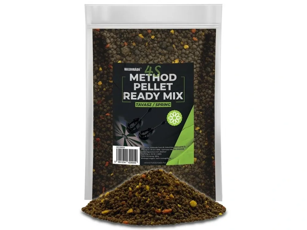 Haldorádó Method Pellet Ready Mix 4S 600g Jaro Bezpečná Platba