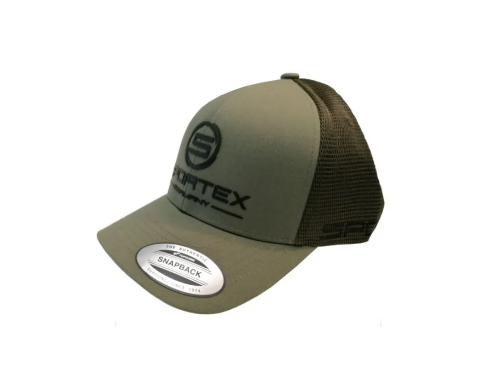SPORTEX Kšiltovka Snap Back zelená s logem Horká Nabídka