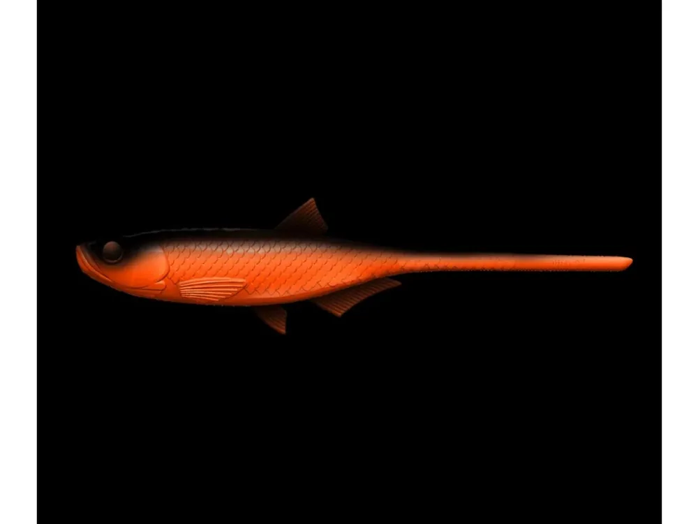 Novinka LIBRA LURES Bleak Slug Tail 8,2″ – 21cm – Hot Orange 011