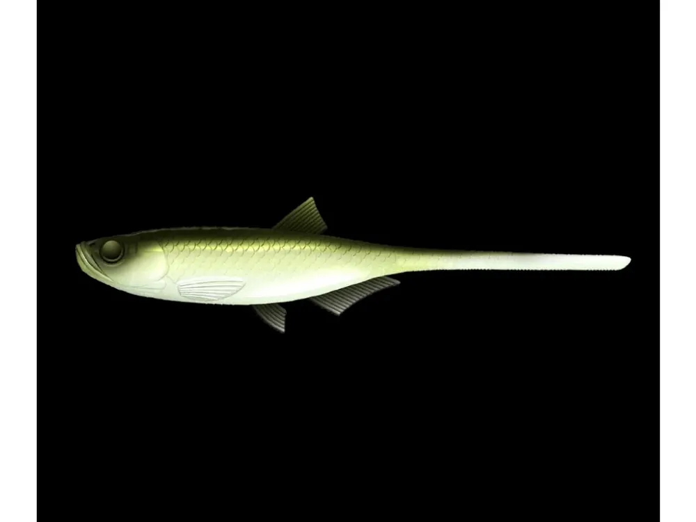 Přímo Od Výrobce LIBRA LURES Bleak Slug Tail 8,2″ – 21cm – Olive Whitefish 031