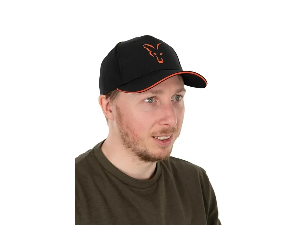 Rychlé Dodání Fox Kšiltovka Collection Baseball Cap Black & Orange