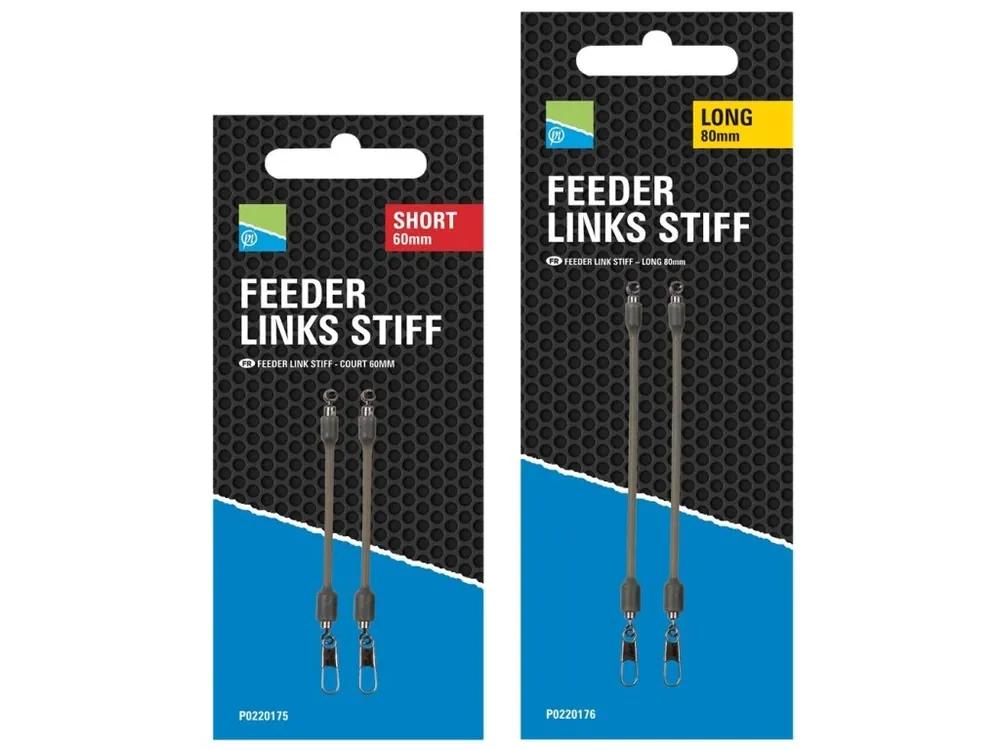 Preston Innovations Závěska Feeder Links Stiff 2 ks Aktuální