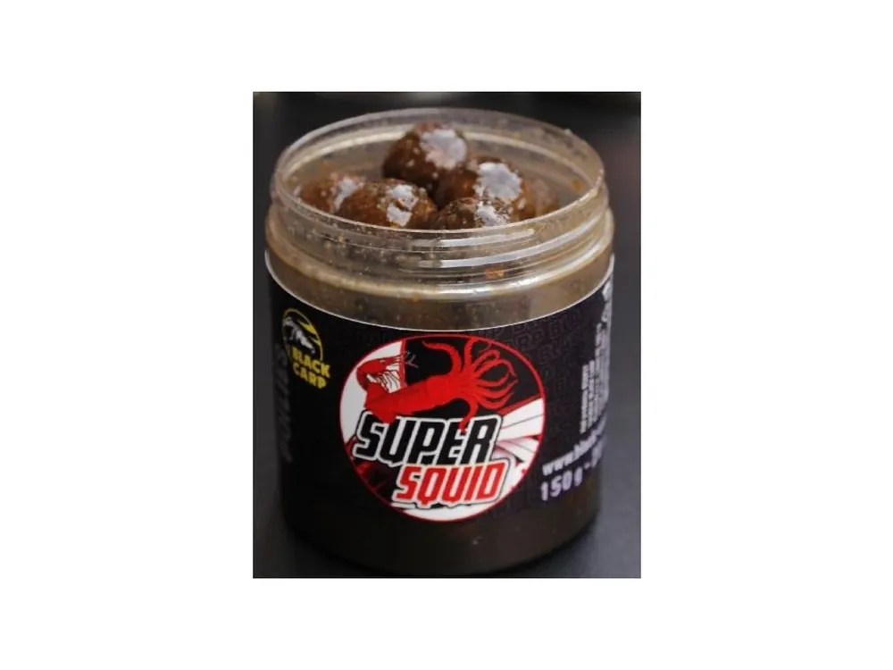 Black Carp - Dipované Boilies Super Squid 20mm 150g Autentický