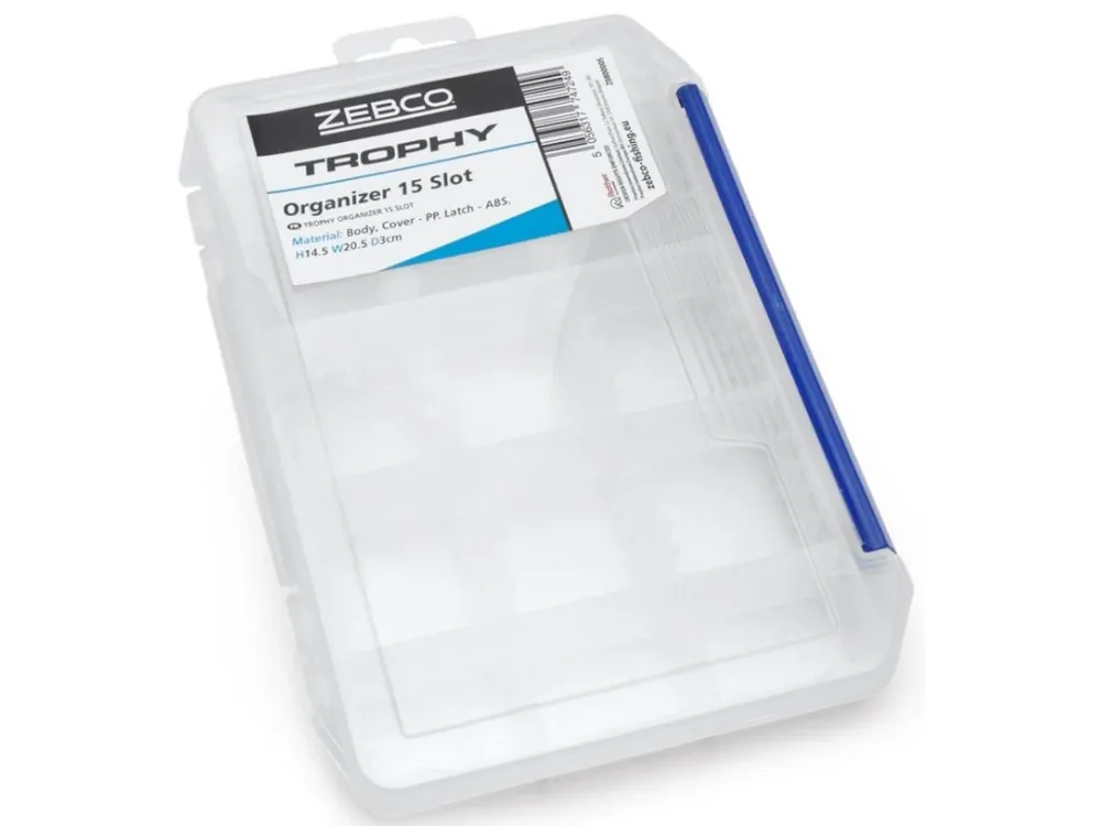 Must-Have Zebco Krabička Trophy Organizer - 15 Slot
