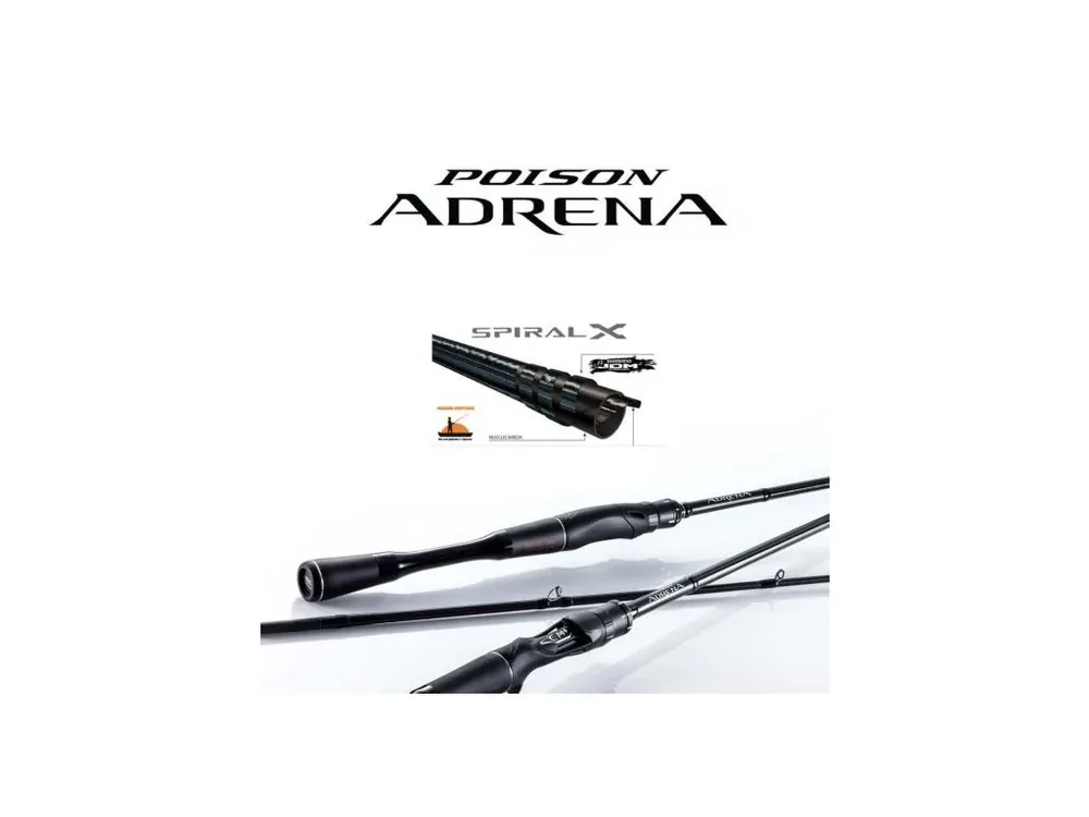 Shimano Rod Poison Adrena Spinning 270LP2 2,13m 7‘0" 3-12g 2pc Super Cena