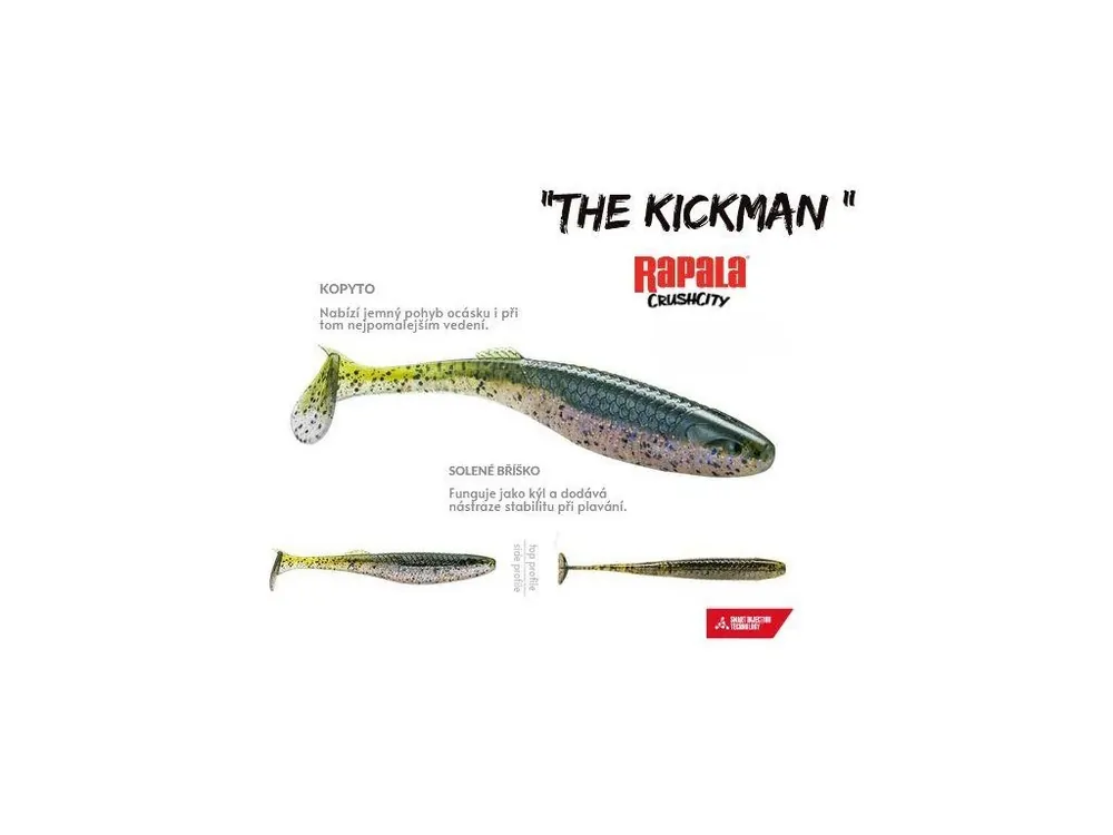 Výhodná Nabídka Rapala CrushCity THE KICKMAN 4‘‘ 10cm 6,5g
