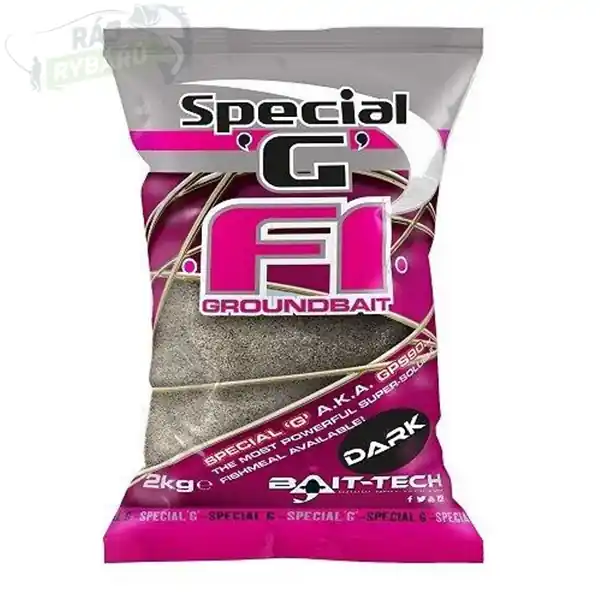 Super Cena BAIT-TECH - Krmítková směs Special G F1 Dark 2kg