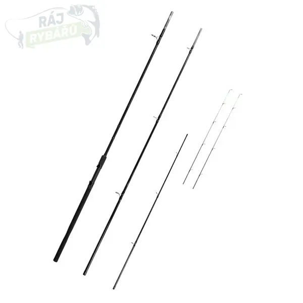 Must-Have DELPHIN - Prut Symbol Feed 3,9m 160g + 2 špičky