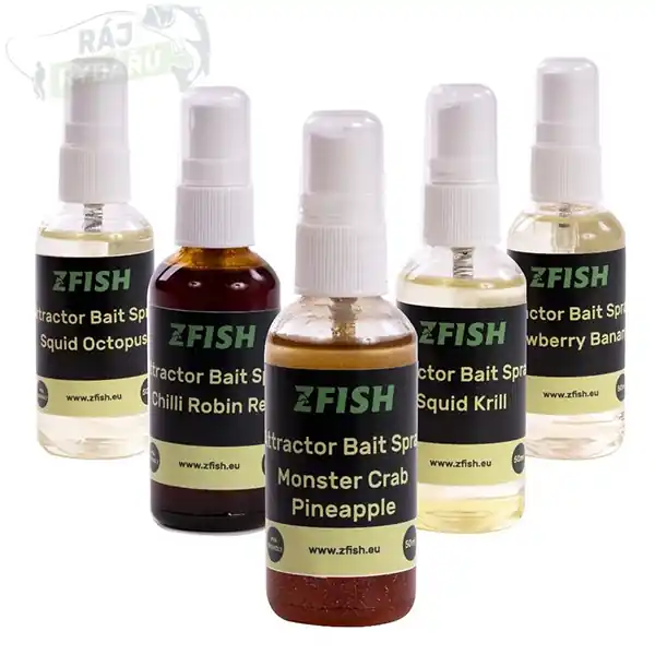 Nová Kolekce ZFISH - Posilovač ve spreji Attractor Bait Spray 50ml