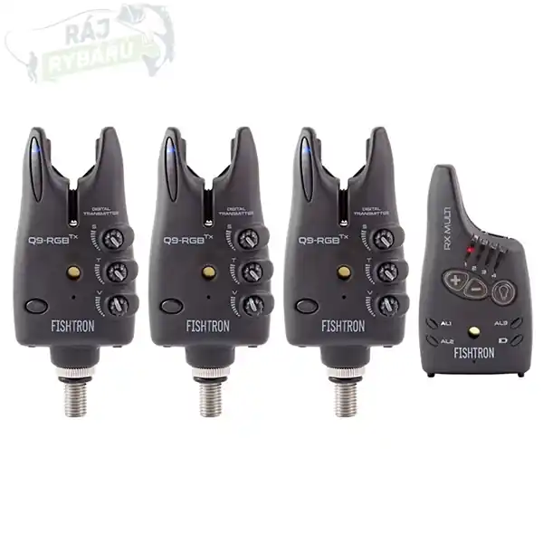 FLAJZAR - Sada Signalizátorů Fishtron Q9 RGB TX 3+1 Nejprodávanější