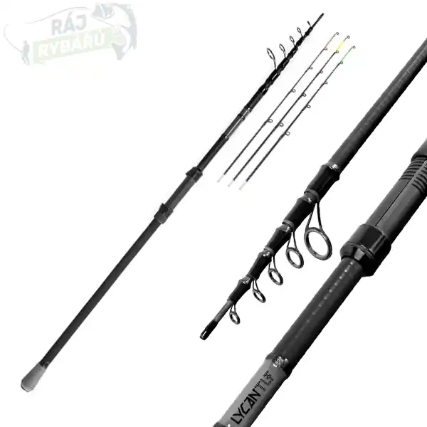 Vrácení Zdarma DELPHIN - Teleskopický feederový prut LYCAN TeleFEEDER 3,9m 100g