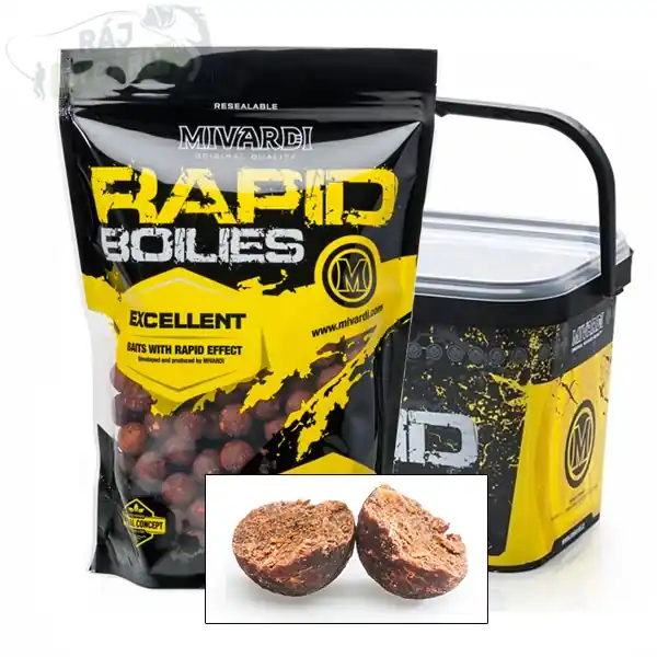 MIVARDI - Rapid Boilies Excellent ProActive Kapří guláš Poslední Šance