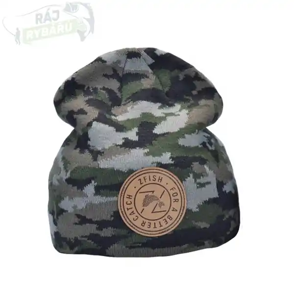ZFISH - Zimní čepice Camou Beanie Nejprodávanější