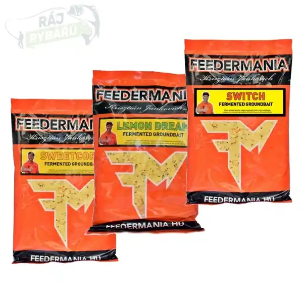 Vrácení Zdarma FEEDERMANIA - Groundbait FERMENTED 900g