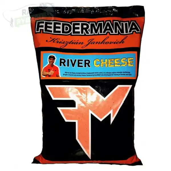 FEEDERMANIA - Groundbait RIVER CHEESE 2,5kg Autentický
