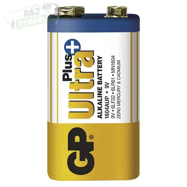 GP BATTERIES - Alkalická baterie GP Ultra Plus 6LF22 (9V) 1ks Poslední Šance