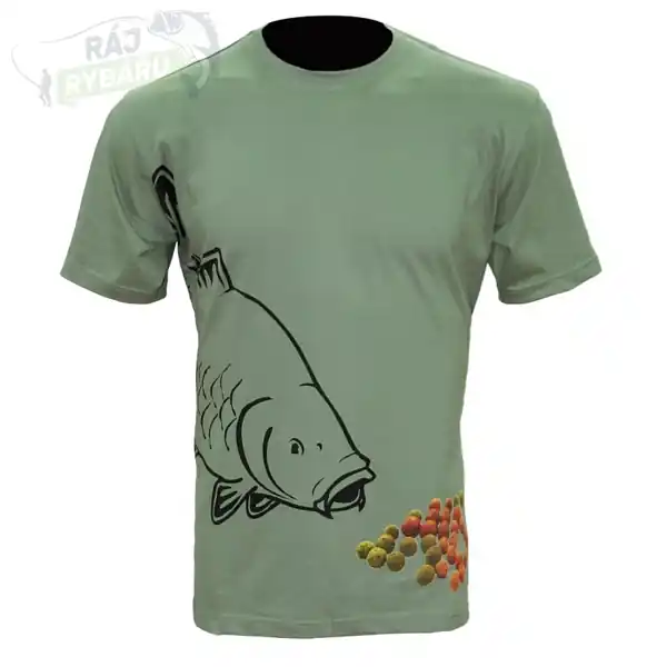 ZFISH - Tričko Boilie T-shirt Olive Green Akční Cena