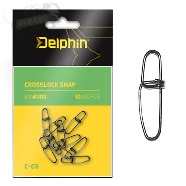 DELPHIN - Karabinka Crosslock Snap C-03 10ks Značkový
