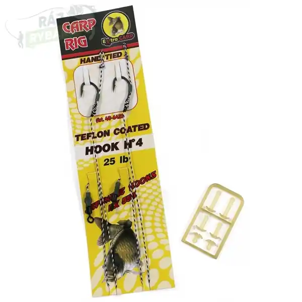 EXTRA CARP - Hotové boilies návazce Rig EX 555 Zlevněný