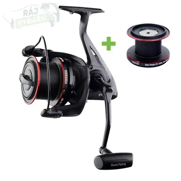GIANTS FISHING - Velkokapacitní naviják Gaube Reel FD 9000 + Cívka 10000 ZDARMA! Pouze Dnes