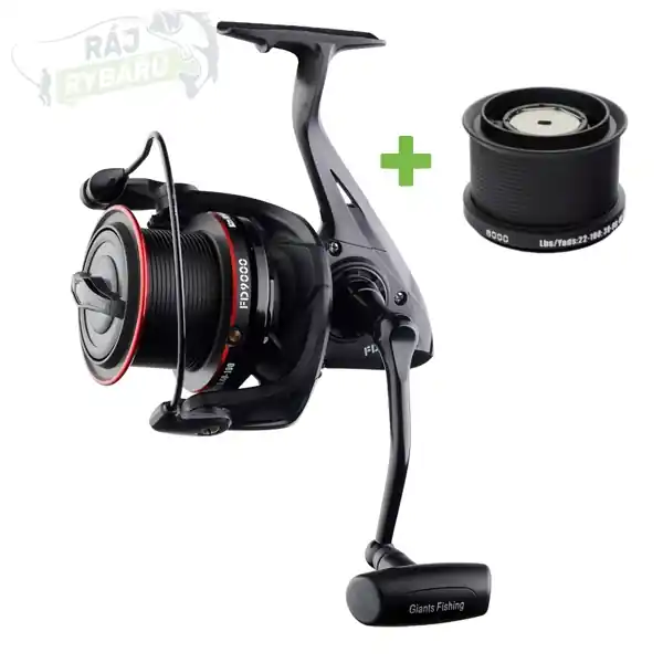 GIANTS FISHING - Velkokapacitní naviják Gaube Reel FD 9000 + Cívka 8000 ZDARMA! Časově Omezené