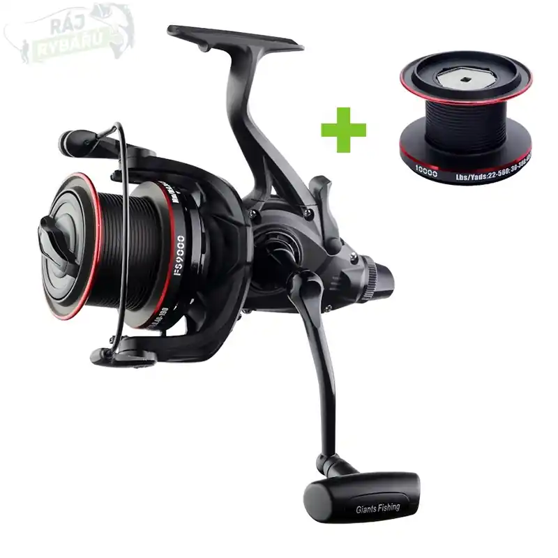 GIANTS FISHING - Velkokapacitní naviják Gaube Reel FS 9000 + Cívka 10000 ZDARMA! Aktuální