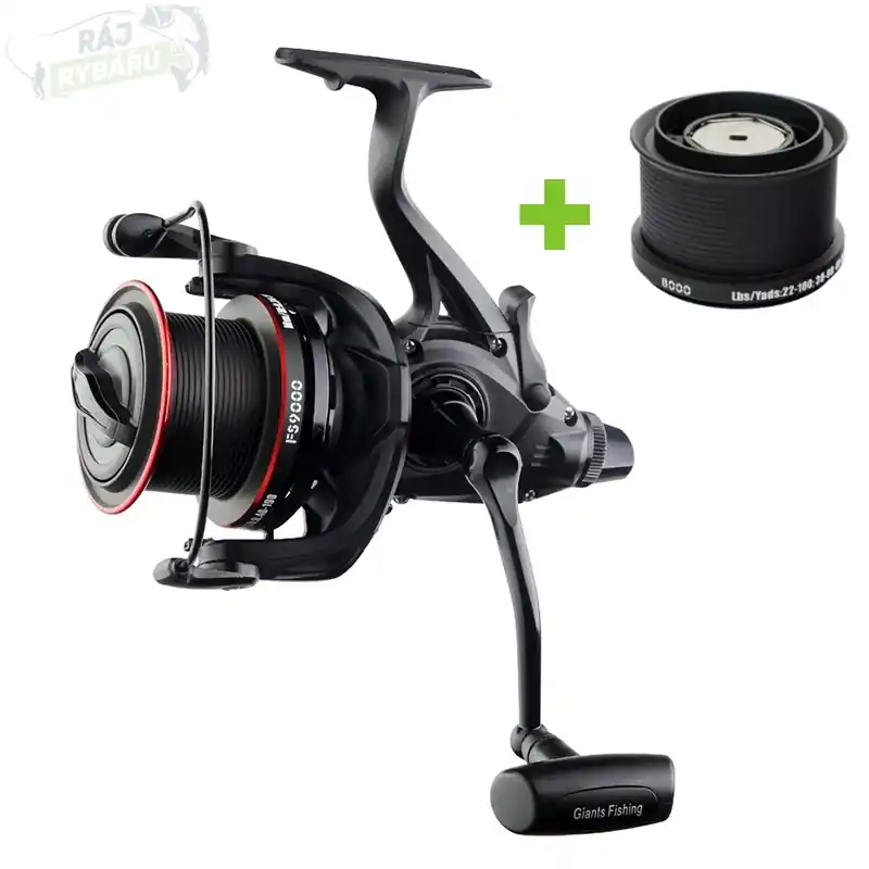 GIANTS FISHING - Velkokapacitní naviják Gaube Reel FS 9000 + Cívka 8000 ZDARMA! Vrácení Zdarma