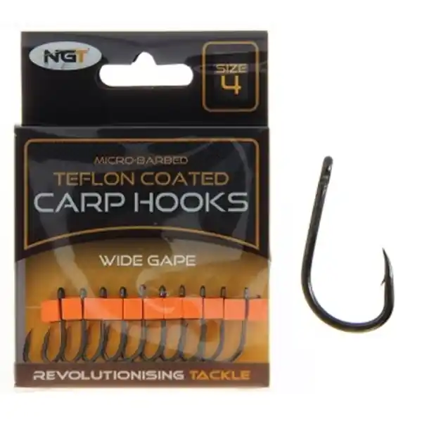 Přímo Od Výrobce NGT - Háčky Teflon Hooks Wide Gape