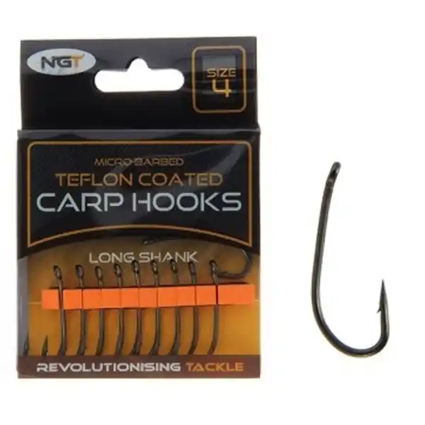 NGT - Háčky Teflon Hooks Long Shank Hit Sezóny