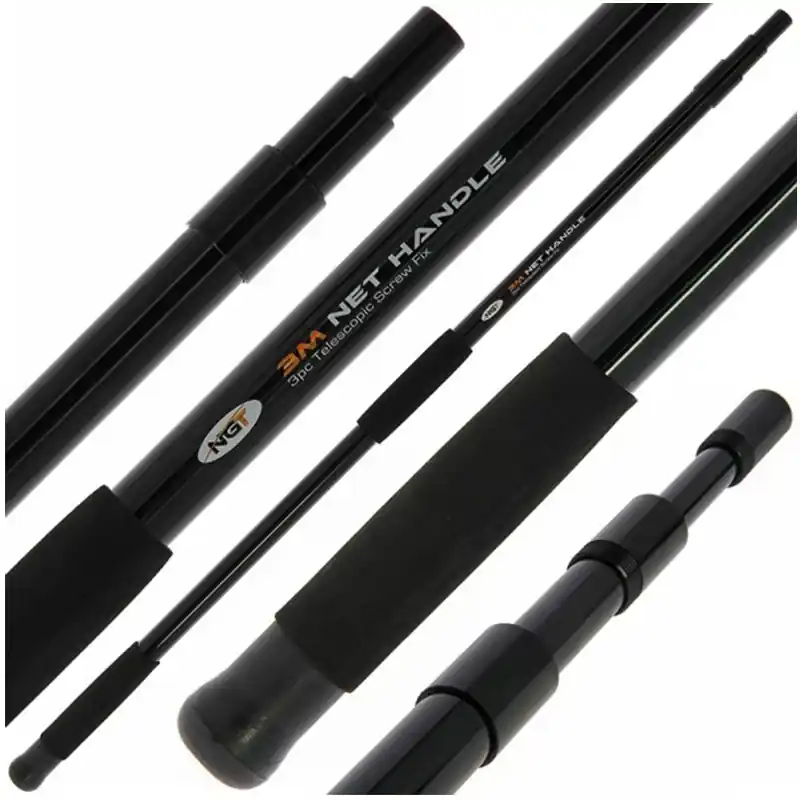 Novinka NGT - Podběráková tyč 3v1 Screw Fix Net Handle 3m