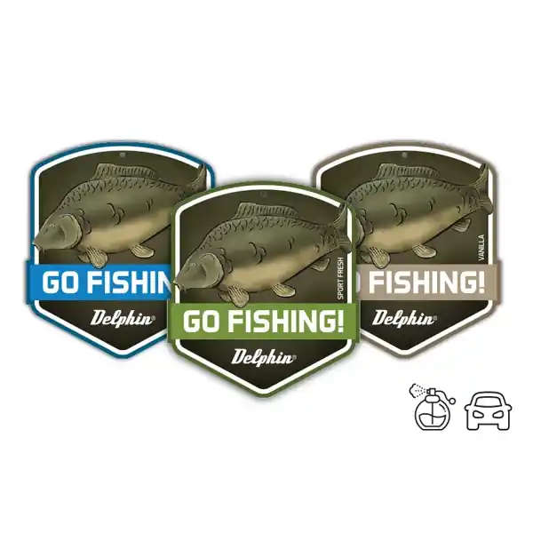 DELPHIN - Vůně do auta GO FISHING! Akce