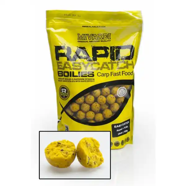 Originální MIVARDI - Boilies Rapid Easy Catch 950g 18mm