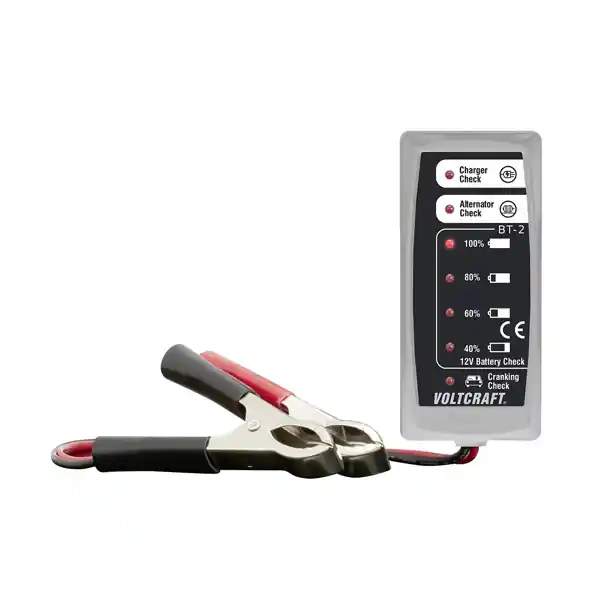 VOLTCRAFT - Tester olověných akumulátorů VOLTCRAFT BT-2 LED Akční Nabídka