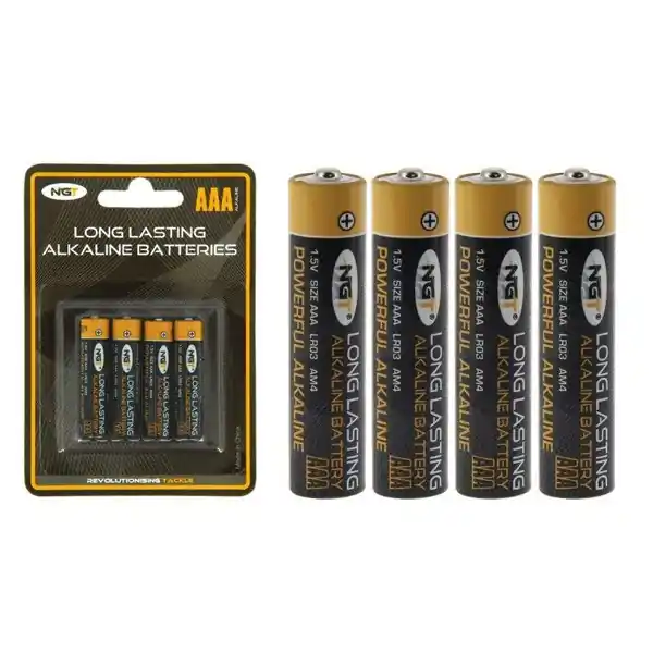 NGT - Baterie Alkaline AAA 1.5V 4ks Vysoce Kvalitní