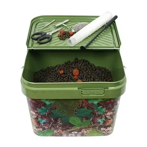 NGT - Kbelík Medium Camo Bucket Square Deluxe 10l Cenově Výhodný
