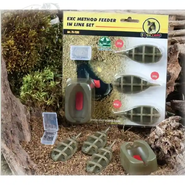EXTRA CARP - Krmítko Method Feeder Set 20,30,40g + formička Sleva